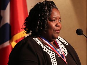 Sherita McCray is past president of NAREB. “I think Cheryl (Muhammad) will help us bring different aspects to NAREB but with the same values and things we want to accomplish,” she said. (Patrick Lantrip/Daily Memphian)